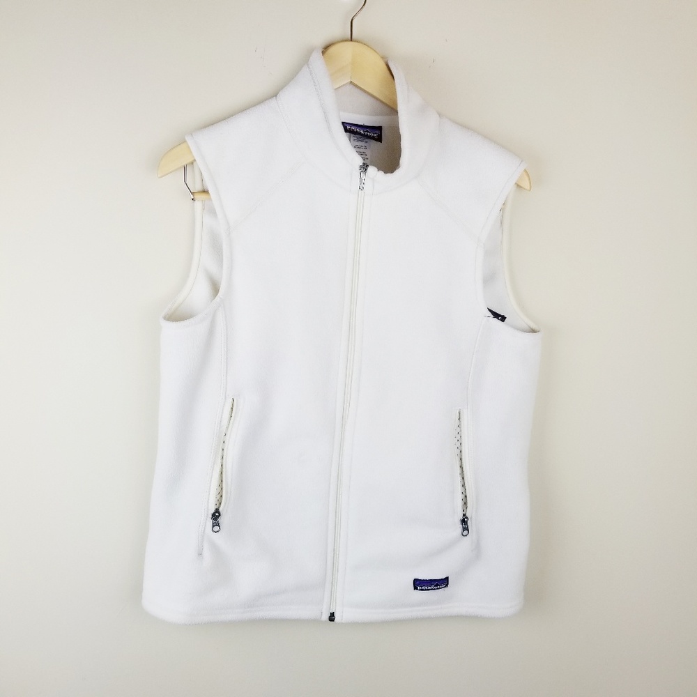 Patagonia | Synchilla Off White Zip Fleece Vest